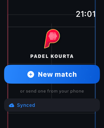 Watch home screen